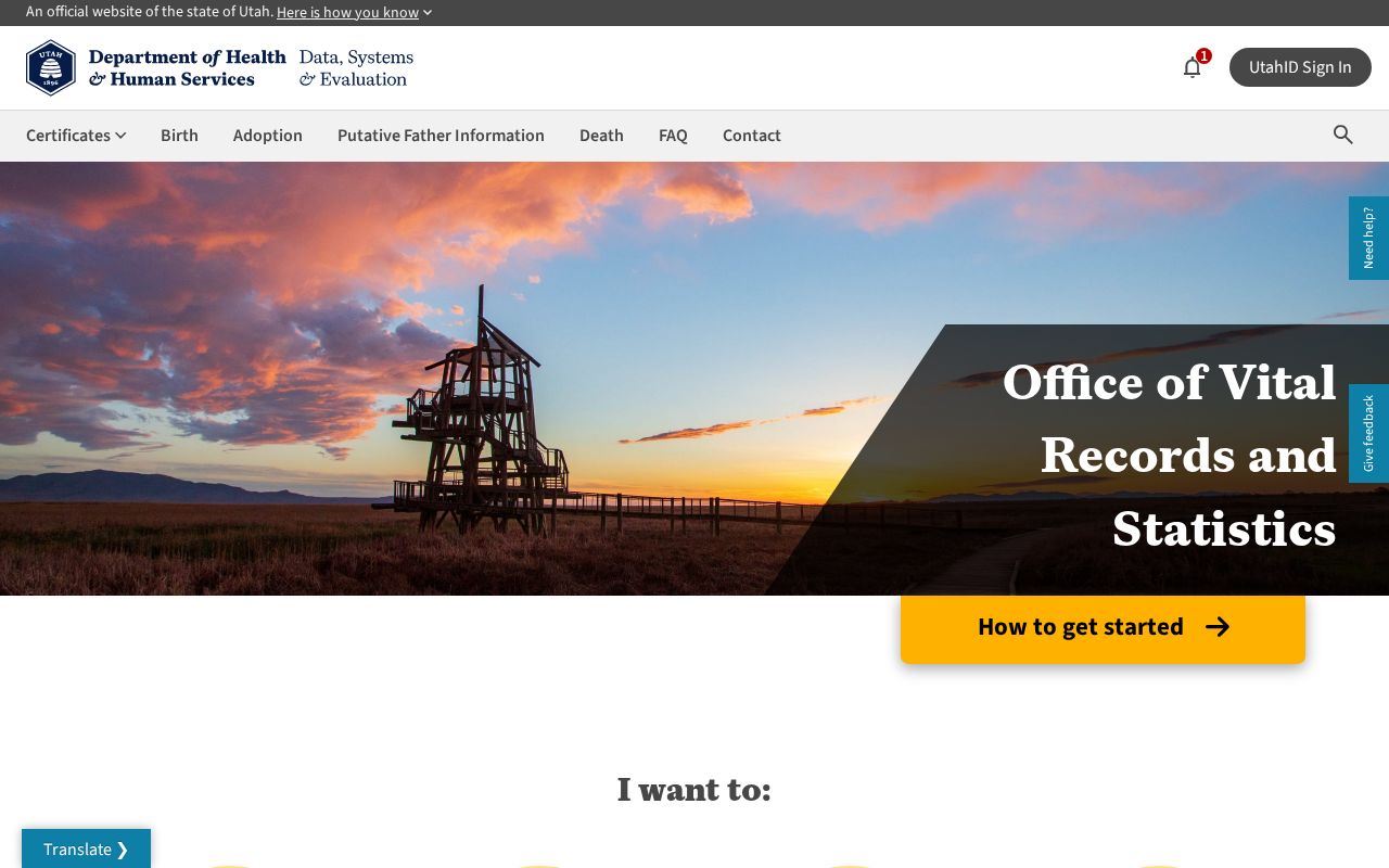 Lehi people search Utah vital records choices