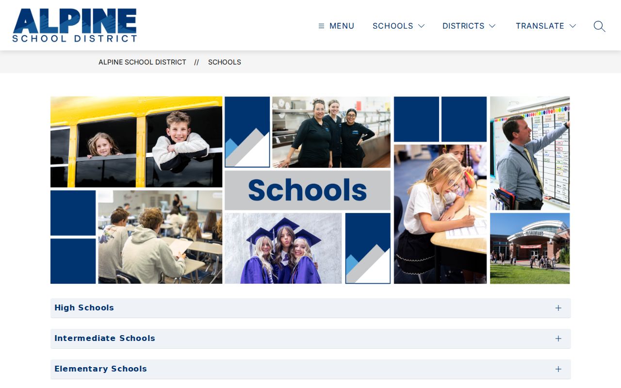 Lehi people directories listing Alpine School District schools